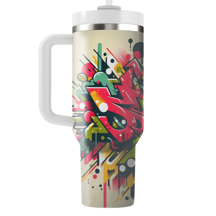 Bold Graffiti  Tumblers With Lids