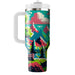 Vivid Pixel Art  Custom Tumblers