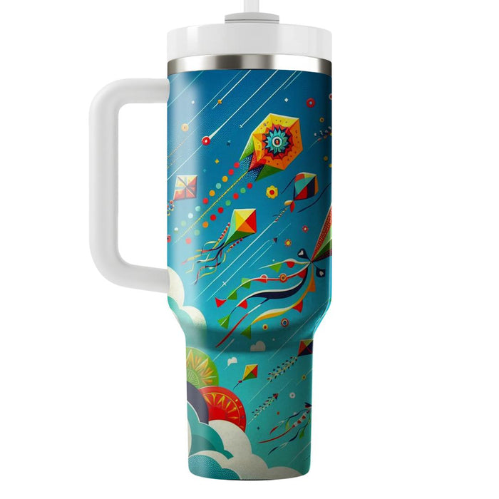 Retro Kite Patterns  Insulated Tumblers