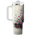 Funky Dot Burst  Personalized Tumblers