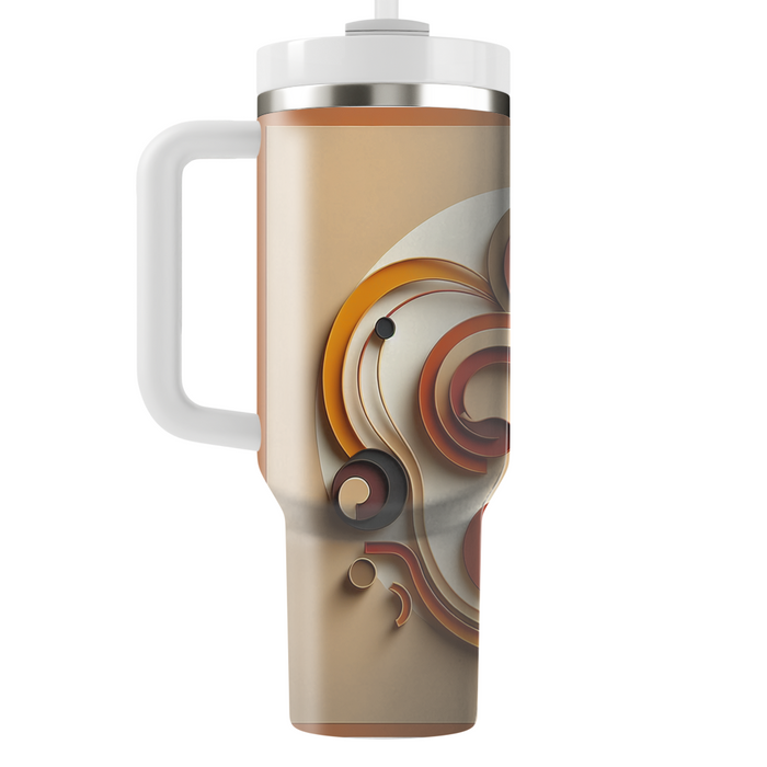 Zen Harvest - An Abstract Thanksgiving Celebration  Personalized Tumblers