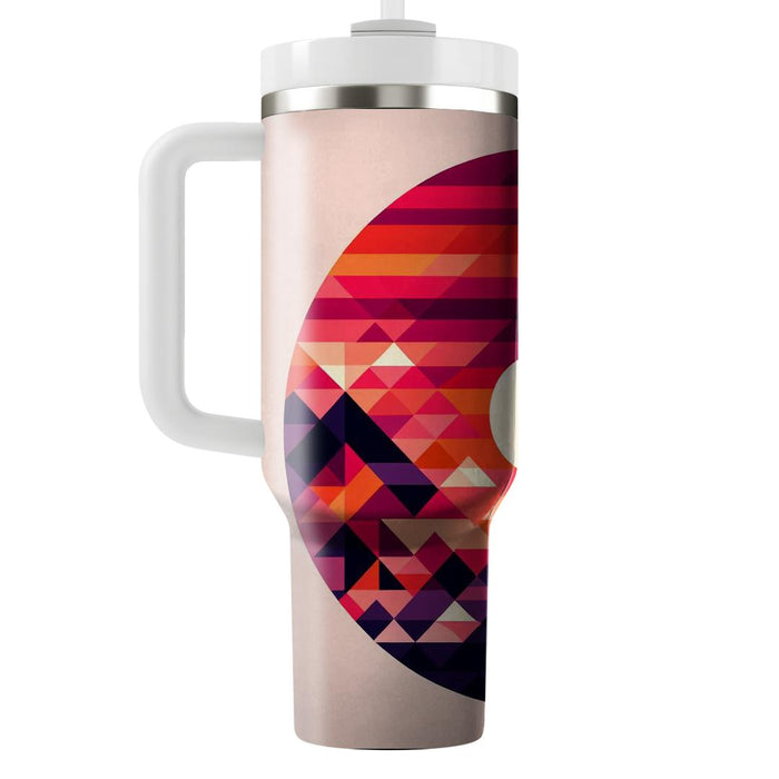 Geometric Sunset Spectrum  Insulated Tumblers