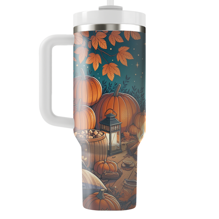 Autumn Evening Gathering  Personalized Tumblers