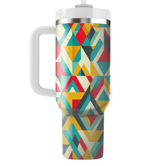 Retro Triangular Pop  Unique Tumblers