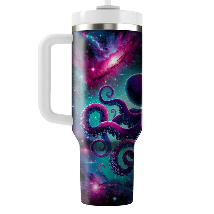 Galactic Octopus  Personalized Tumblers