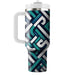 Twisted Diamond Mosaic  Insulated Tumblers