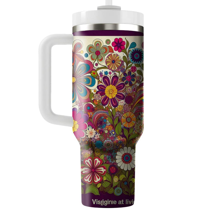 Floral Festival  Personalized Tumblers