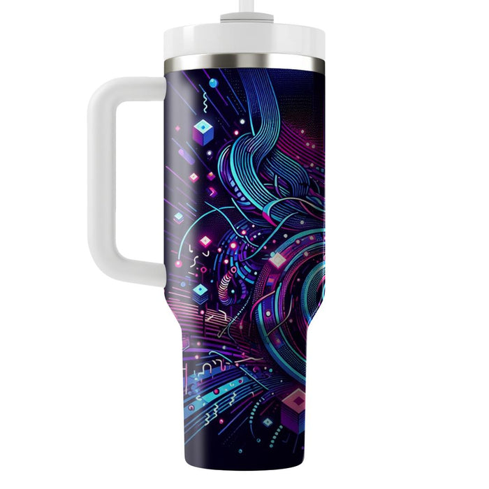 Techno Nightfall  Tumblers For Gifts