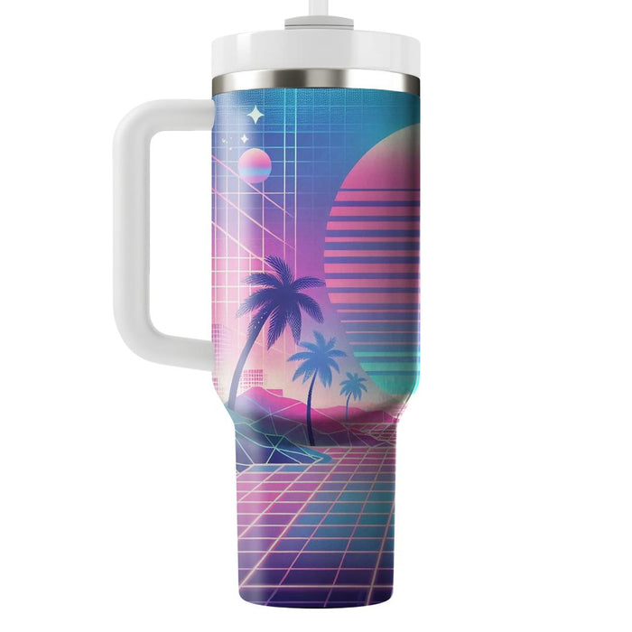 Vaporwave Grid  Tumblers For Gifts