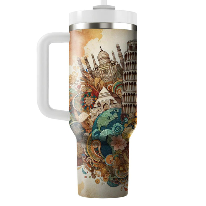 Wonders Of The World - A Travel Festival  Custom Tumblers