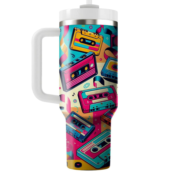 Colorful Cassette Memories  Tumblers For Gifts