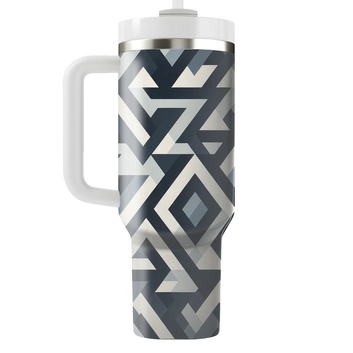 Sleek Modern Triangle  Decorative Tumblers