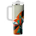 Geometric Fox Abstract  Travel Tumblers