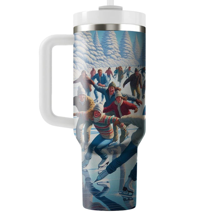 Winter Skating Wonderland  Custom Tumblers