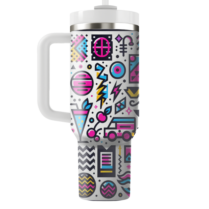 80s Iconic Patterns  Custom Tumblers