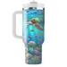 Serene Sea Turtle Journey  Tumbler Cups