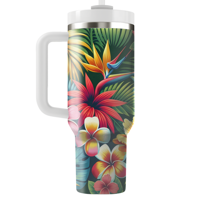 Bright Tropical Garden  Insulated Tumblers