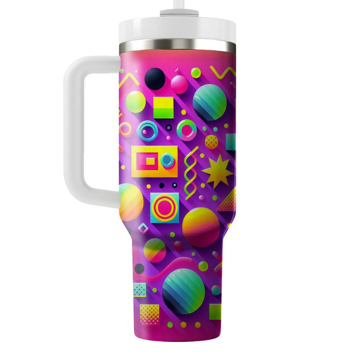 Bright Neon Shapes  Tumblers For Gifts