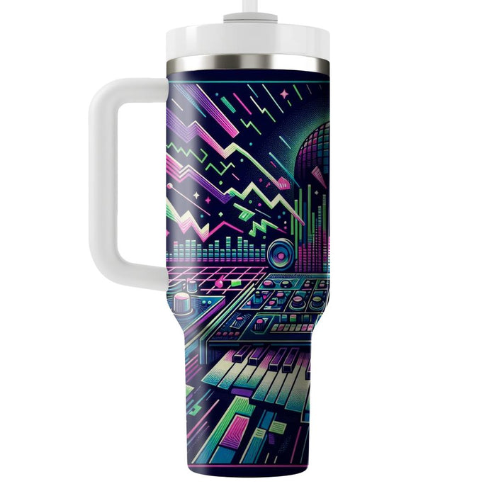 Futuristic Synth Pop  Personalized Tumblers