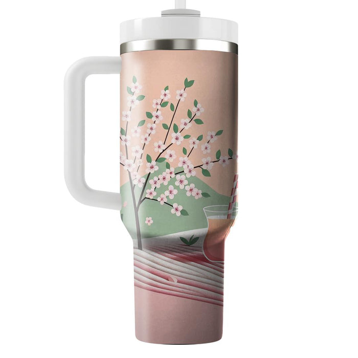 Spring Zen Blossom  Decorative Tumblers