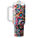 Dynamic Kaleidoscope Pattern  Decorative Tumblers