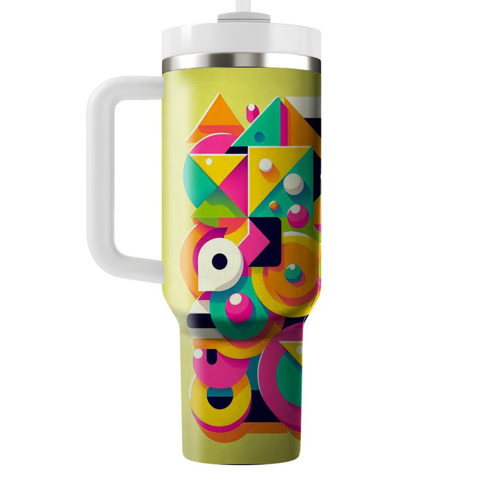 Geometric Fun  Personalized Tumblers