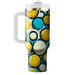 Bold Geometric Circle Pattern  Insulated Tumblers