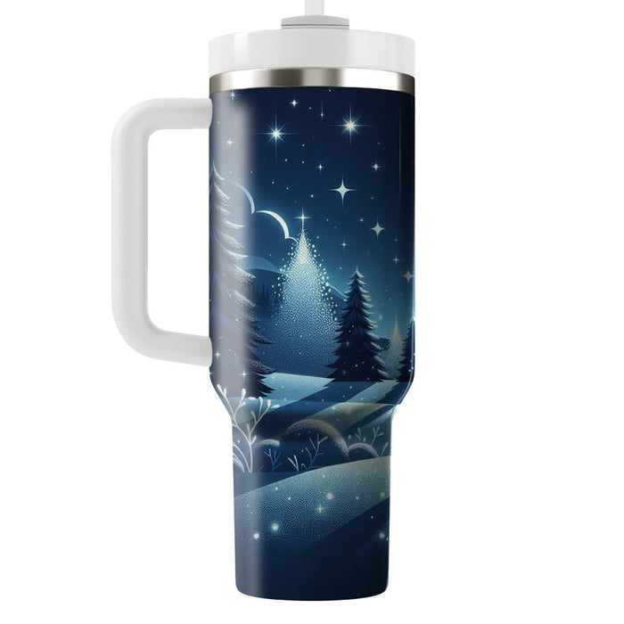 Winter Night Magic  Travel Tumblers