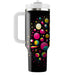 Vibrant 80s Funky Dots  Custom Tumblers