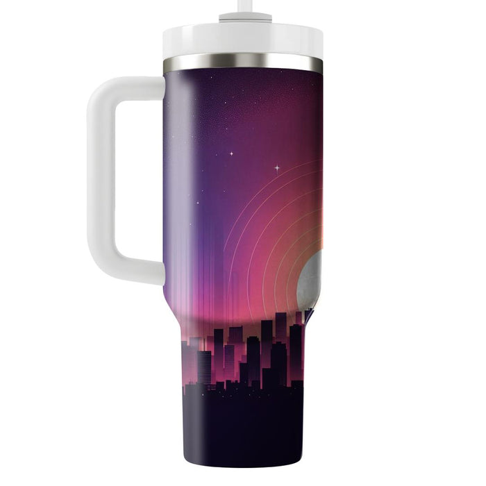 Sunrise Skyline  Tumbler Cups