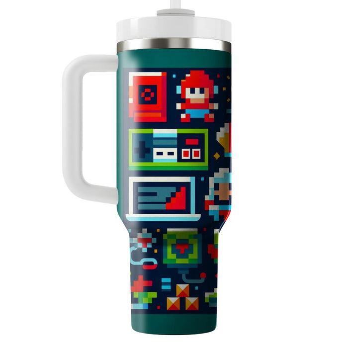 Retro Pixel Adventure  Insulated Tumblers