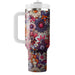 Whimsical Doodle Flowers  Custom Tumblers