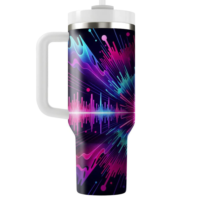 Techno Beat Vibes  Tumblers With Lids