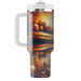 Radiant Reflections - An Artistic Thanksgiving  Personalized Tumblers