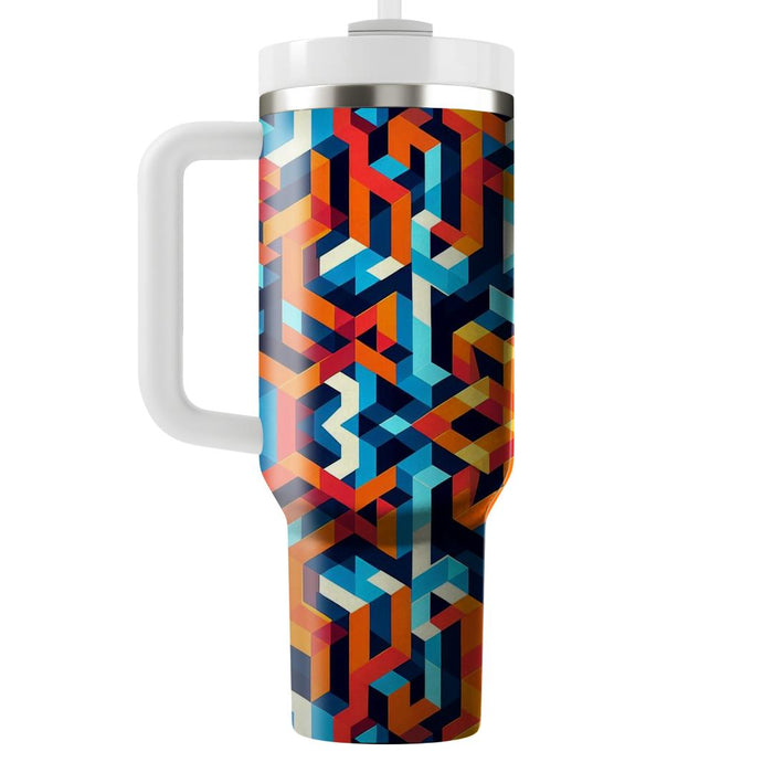 Vibrant Polygon Mirage  Tumblers For Gifts