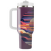 Abstract Sunsets Travel Tumblers