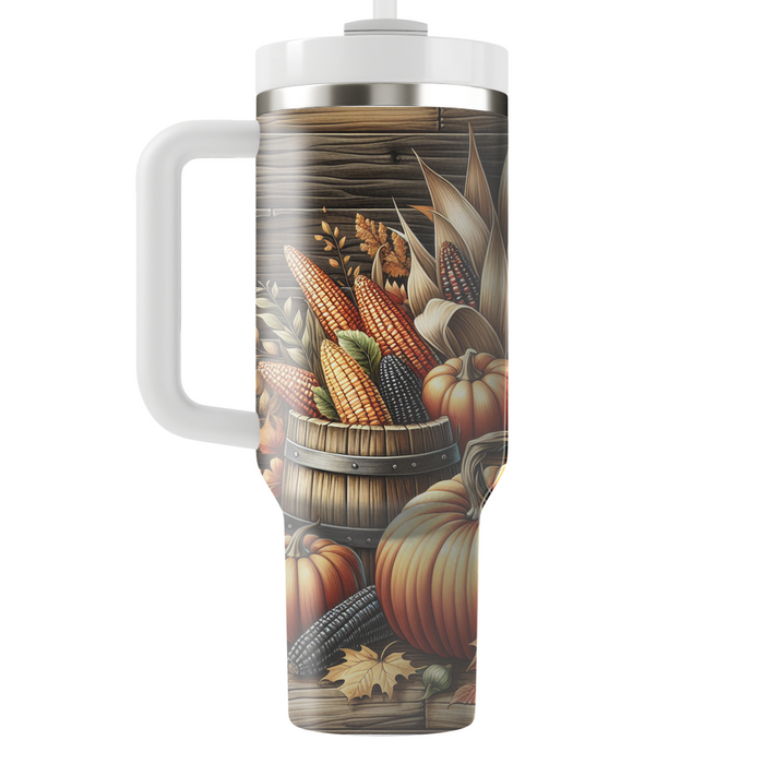 Autumn Harvest Gathering  Travel Tumblers