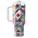 Bold Geometric Fusion  Tumbler Cups