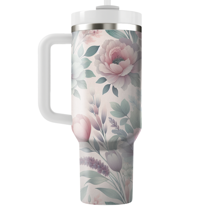 Artistic Floral Watercolor  Custom Tumblers