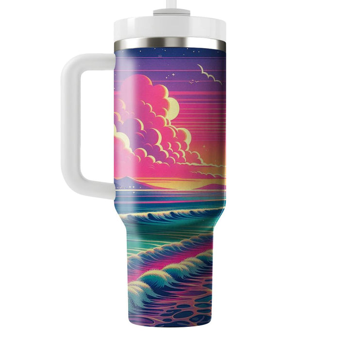 Breezy Tropical Paradise  Tumbler Cups