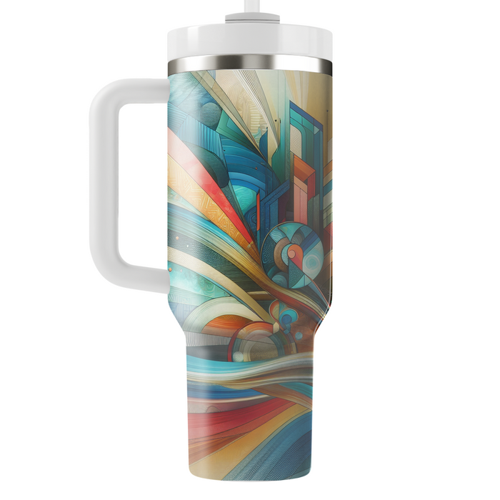 Abstract Journeys - Festival Of Travel  Tumbler Cups