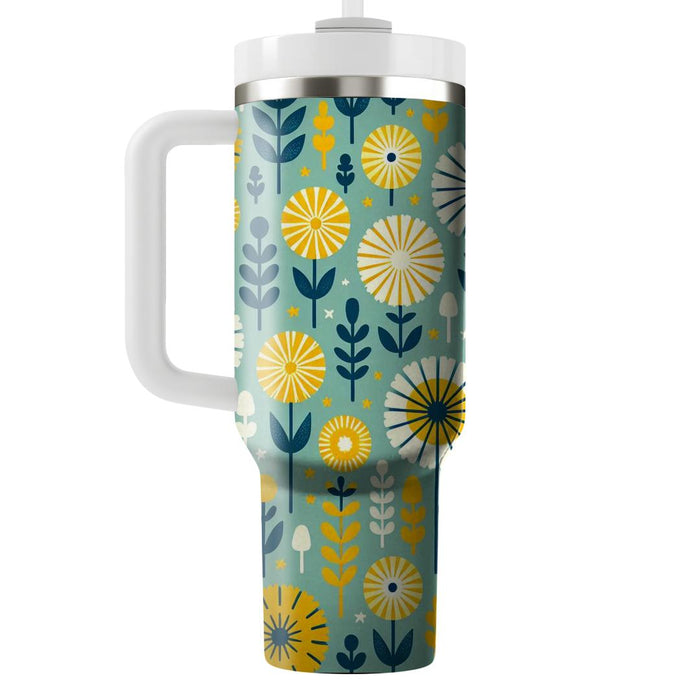 Vibrant Dandelion Wishes  Travel Tumblers