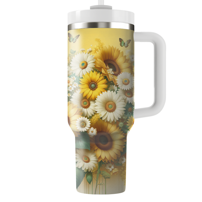 Whimsical Flower Parade  Insulated Tumblers