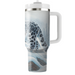 Snow Leopard Glacial Grace  Decorative Tumblers