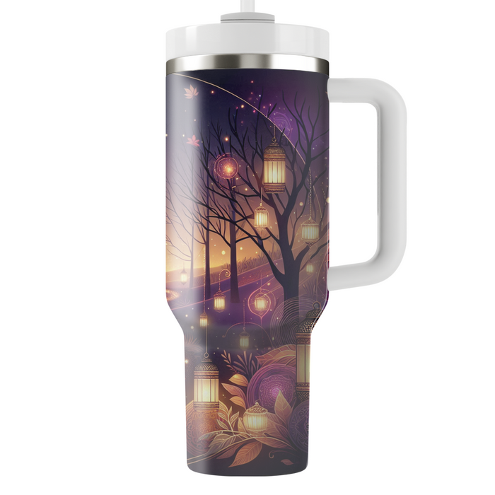 Autumn Twilight Glow Decorative Tumblers