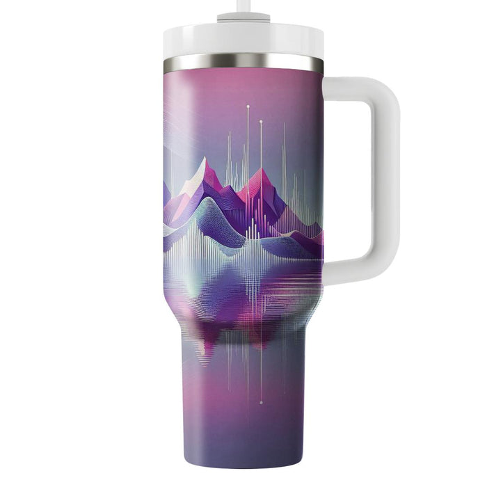 Synthwave Mirage  Personalized Tumblers