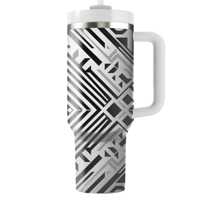 Symmetrical Diamond Pattern  Insulated Tumblers