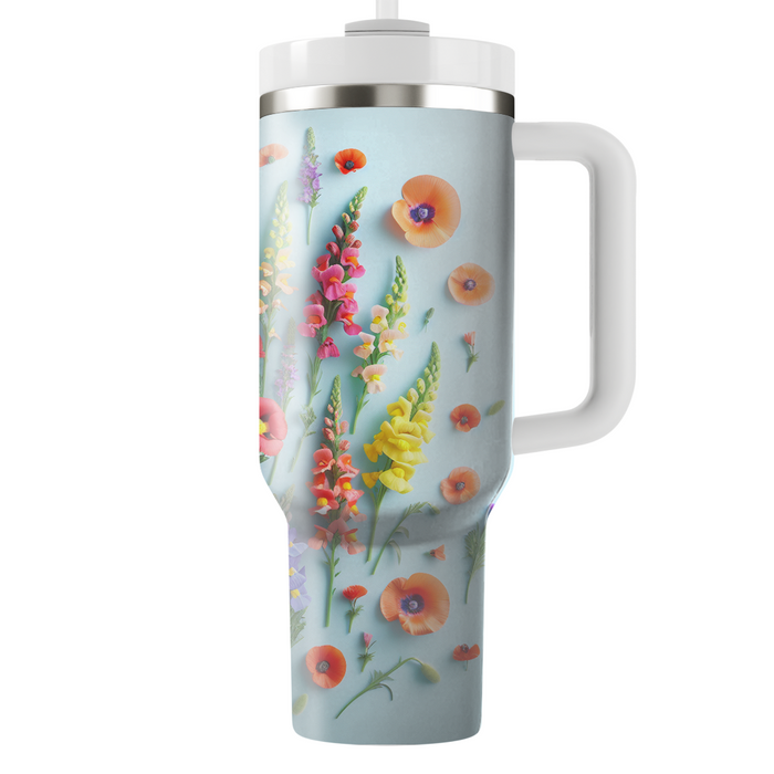 Whimsical Flower Dance  Travel Tumblers