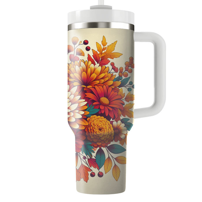 Autumn Harvest Blooms  Custom Tumblers