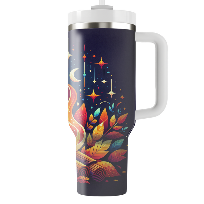 Autumn Evening Bonfire  Custom Tumblers